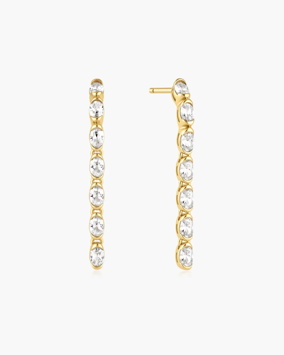 Ania Haie Wanderer Oval Dangle korvakorut kulta