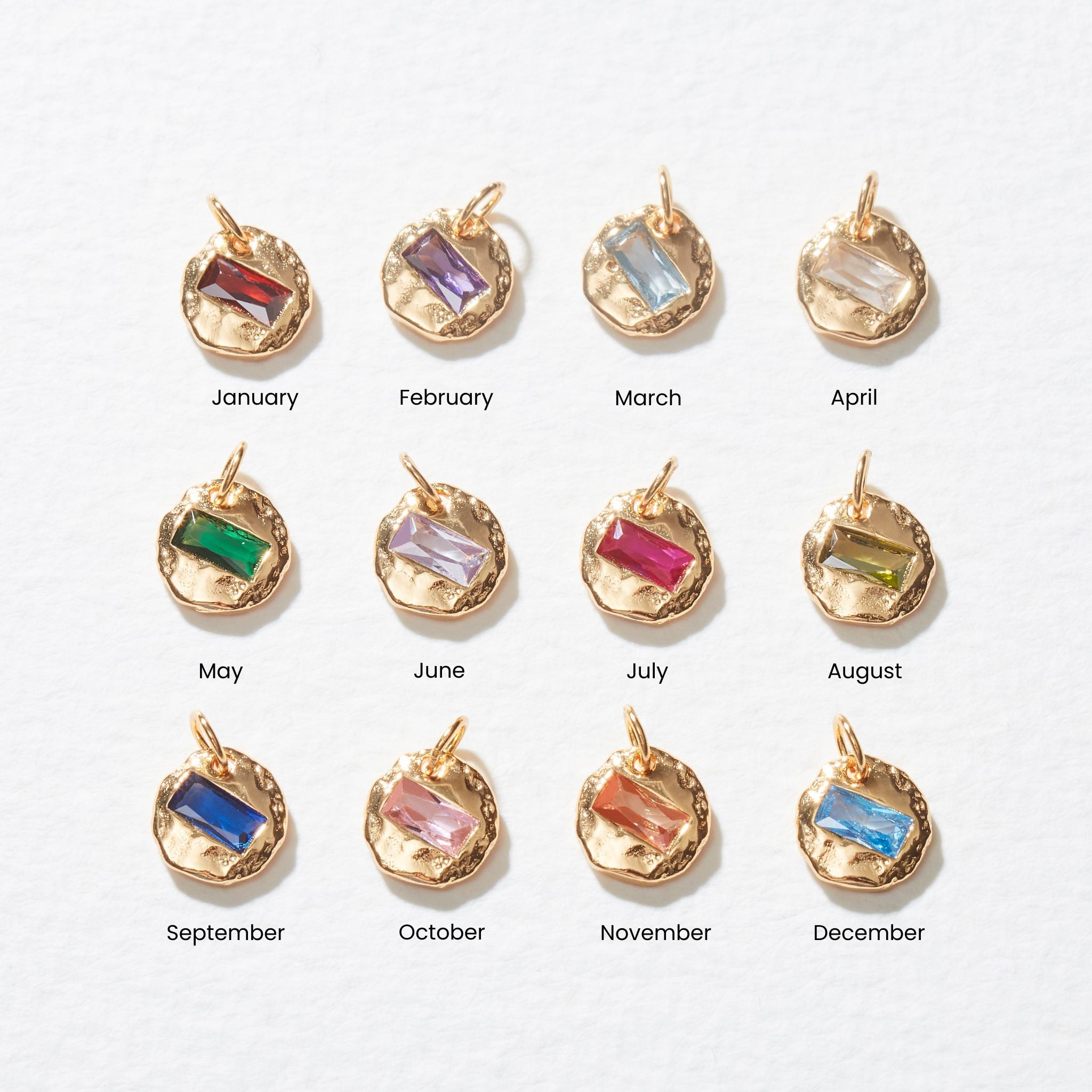 Muru Birthstone helmirannekoru kulta kuukausikivi