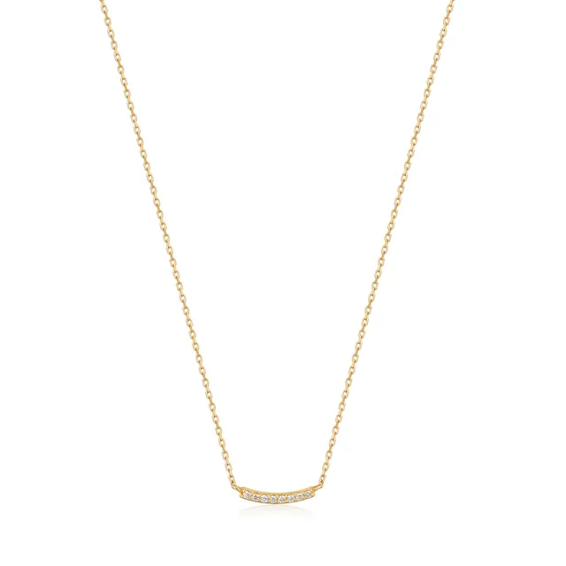 Ania Haie Magma Curve Diamond kaulakoru 14k kulta 40 cm