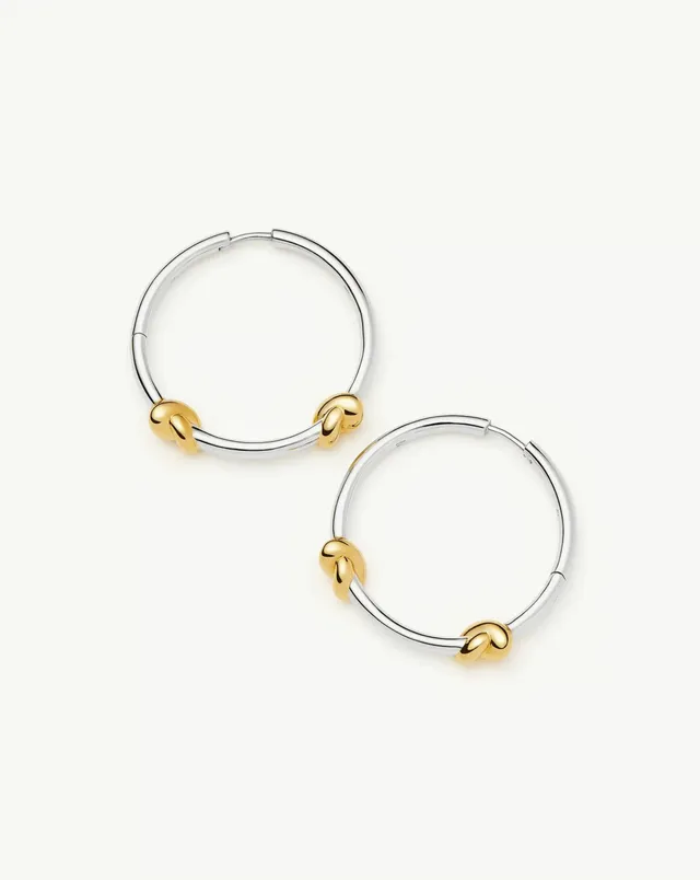 MISSOMA Lucy Williams Medium Knot korvarenkaat kaksiväri solmu