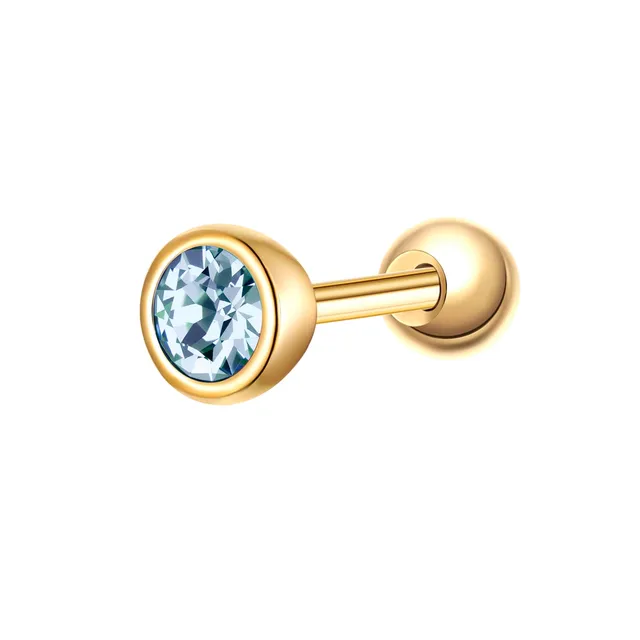 Glanzstücke München Birthstone März lävistyskoru kulta maaliskuu