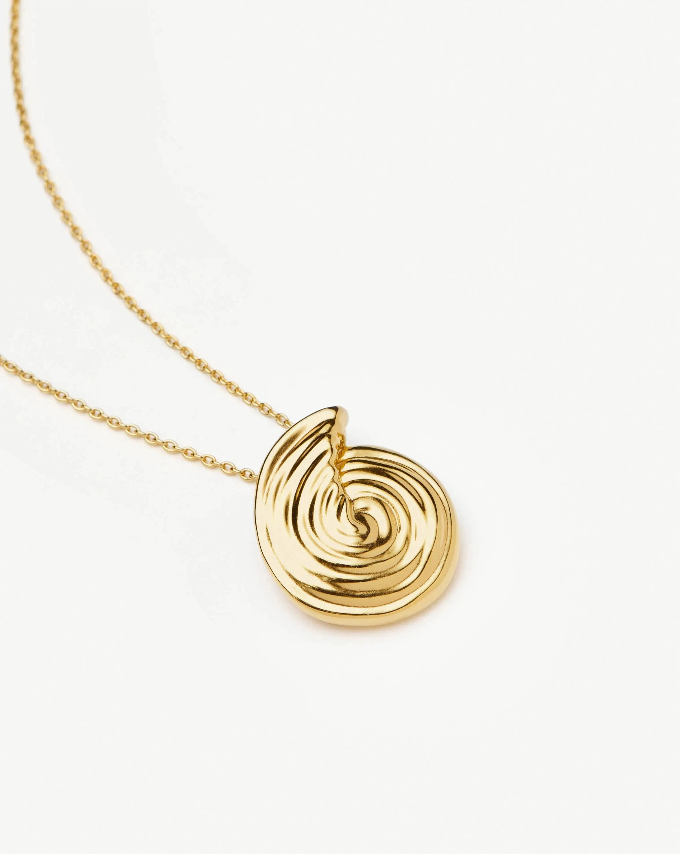 Missoma Spiral Large Pendant kaulakoru kulta 46-50 cm