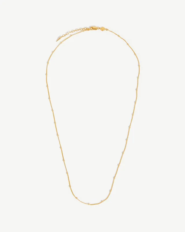 MISSOMA Bobble Chain kaulakoru pitkä kulta vermeil