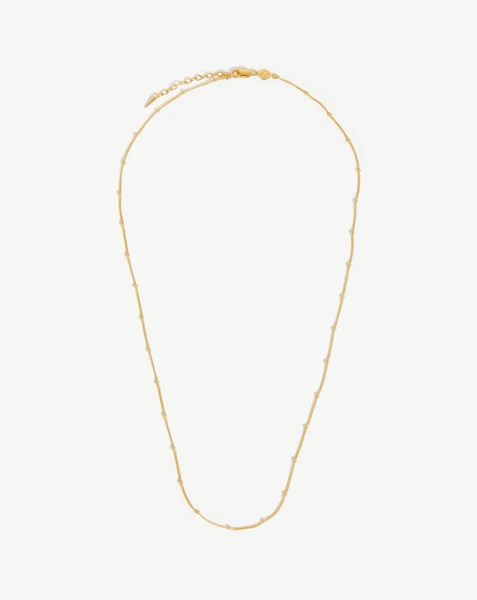 MISSOMA Bobble Chain kaulakoru pitkä kulta vermeil