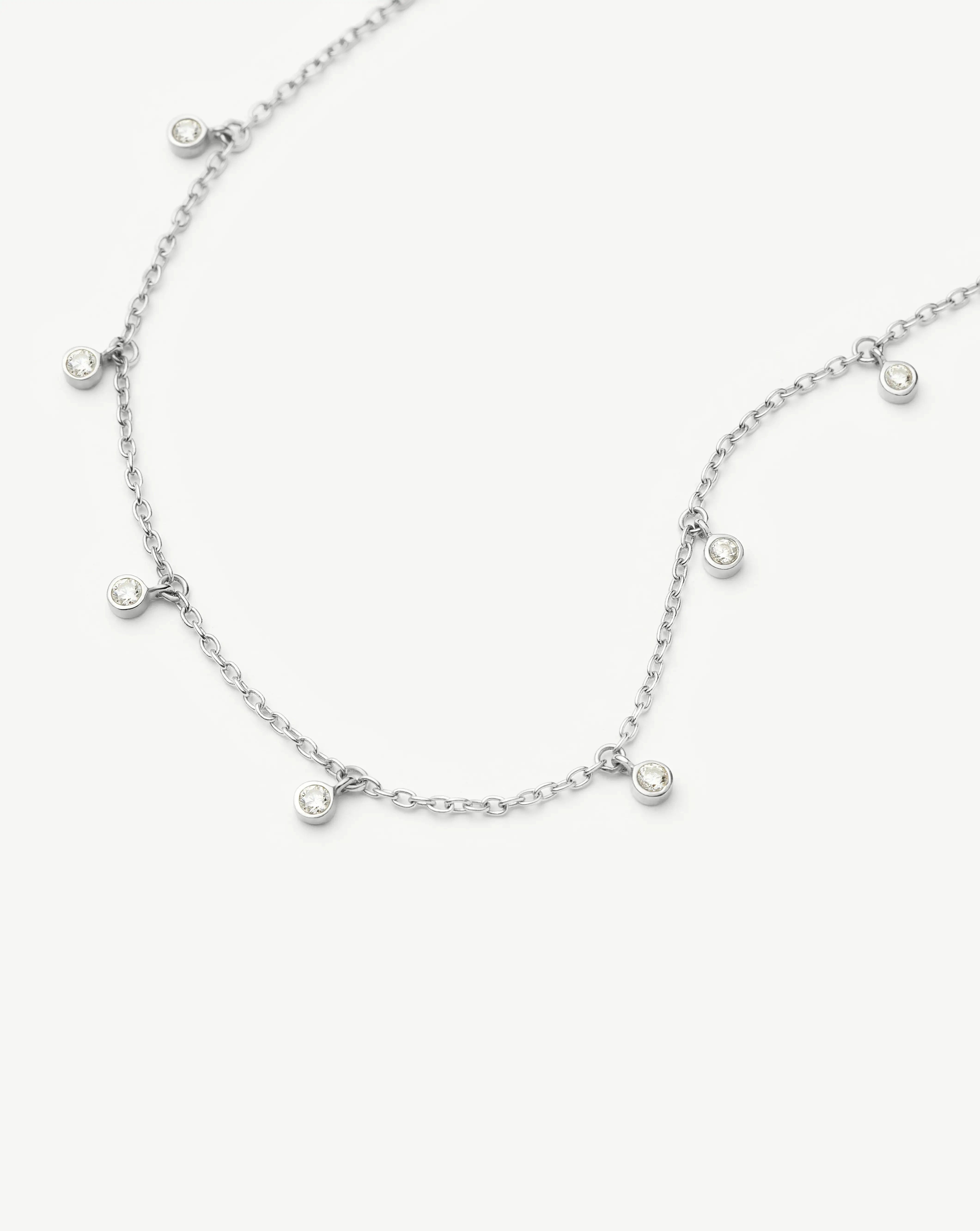 MISSOMA Interstellar Drop Choker kaulakoru hopea