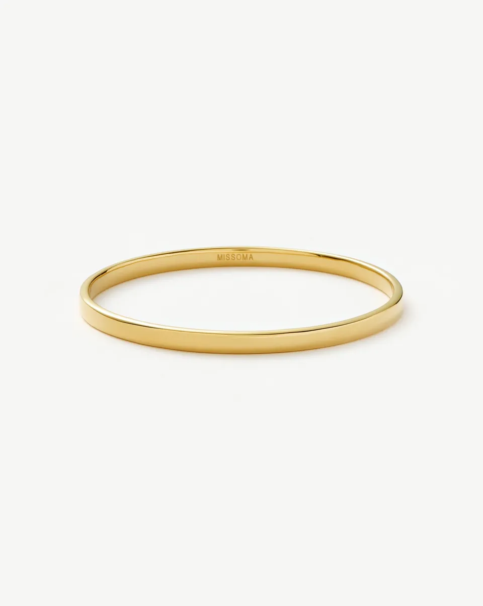 Missoma Classic Round rannerengas kulta S/M 20,1 cm