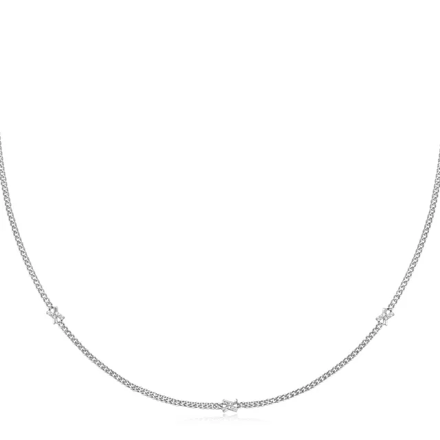 Ania Haie Silver Cross Station kaulakoru hopea 38+5 cm