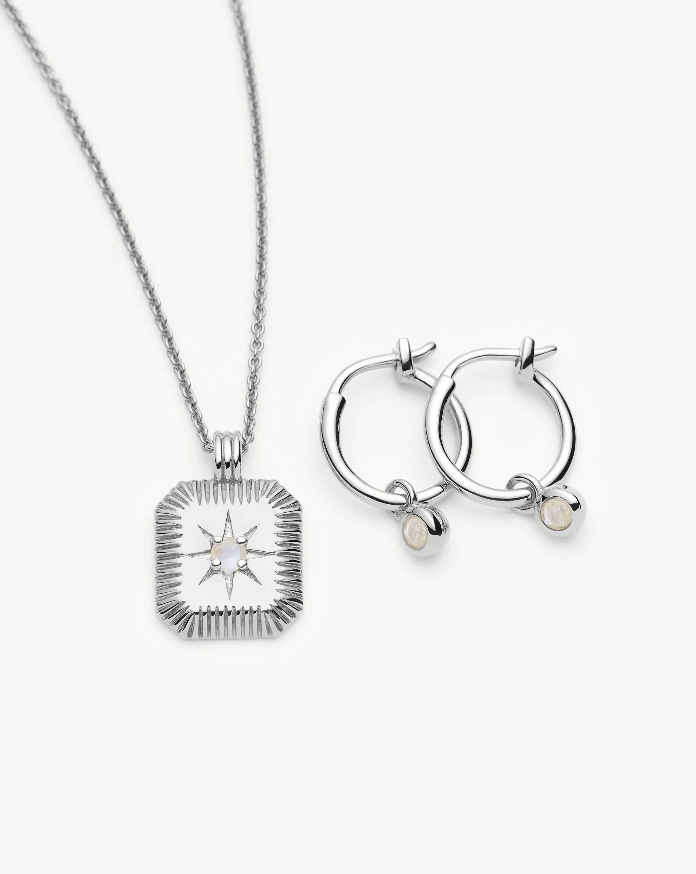 MISSOMA June Birthstone korusetti hopea kuukivi