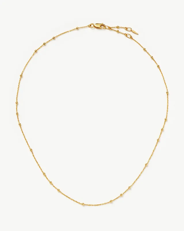 Missoma Medium Orb Chain kaulakoru kultavermeil 50 cm
