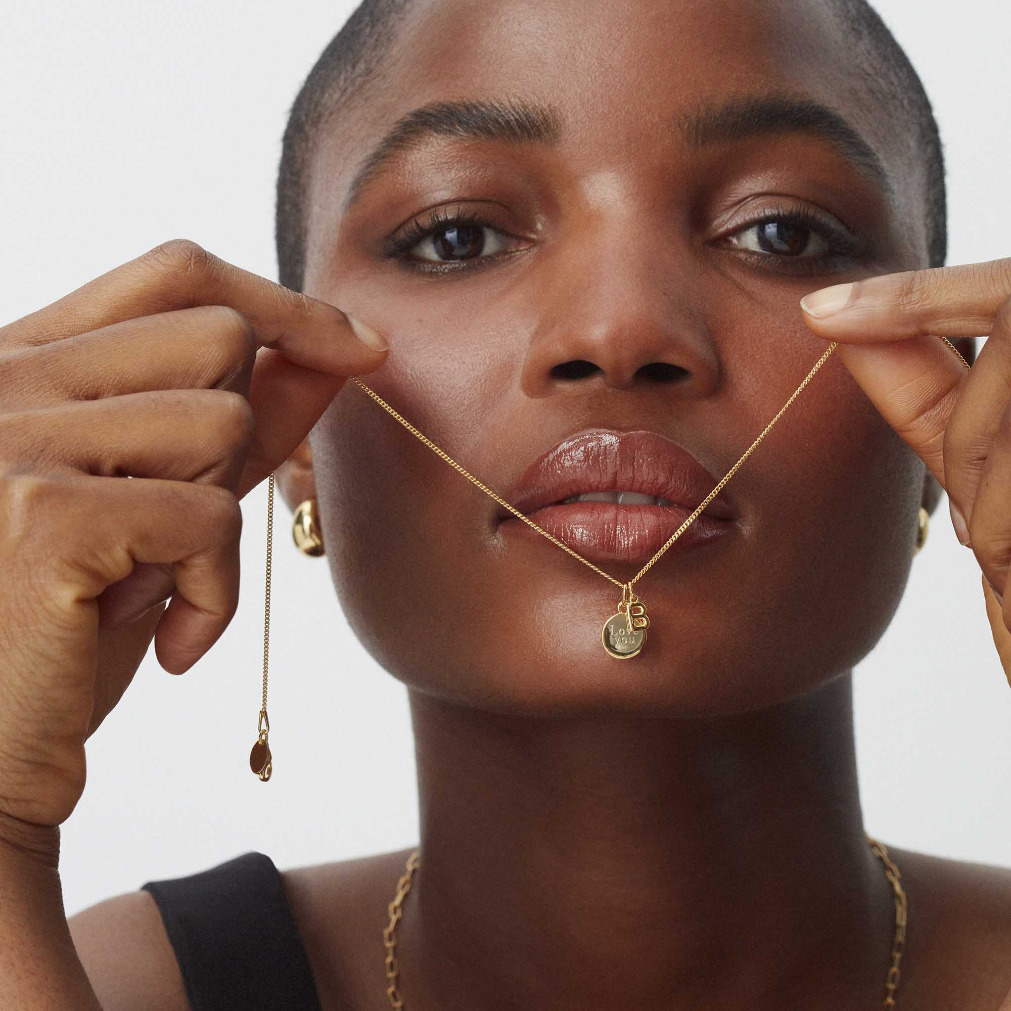 Muru Jewellery Little Love Letter riipus kulta