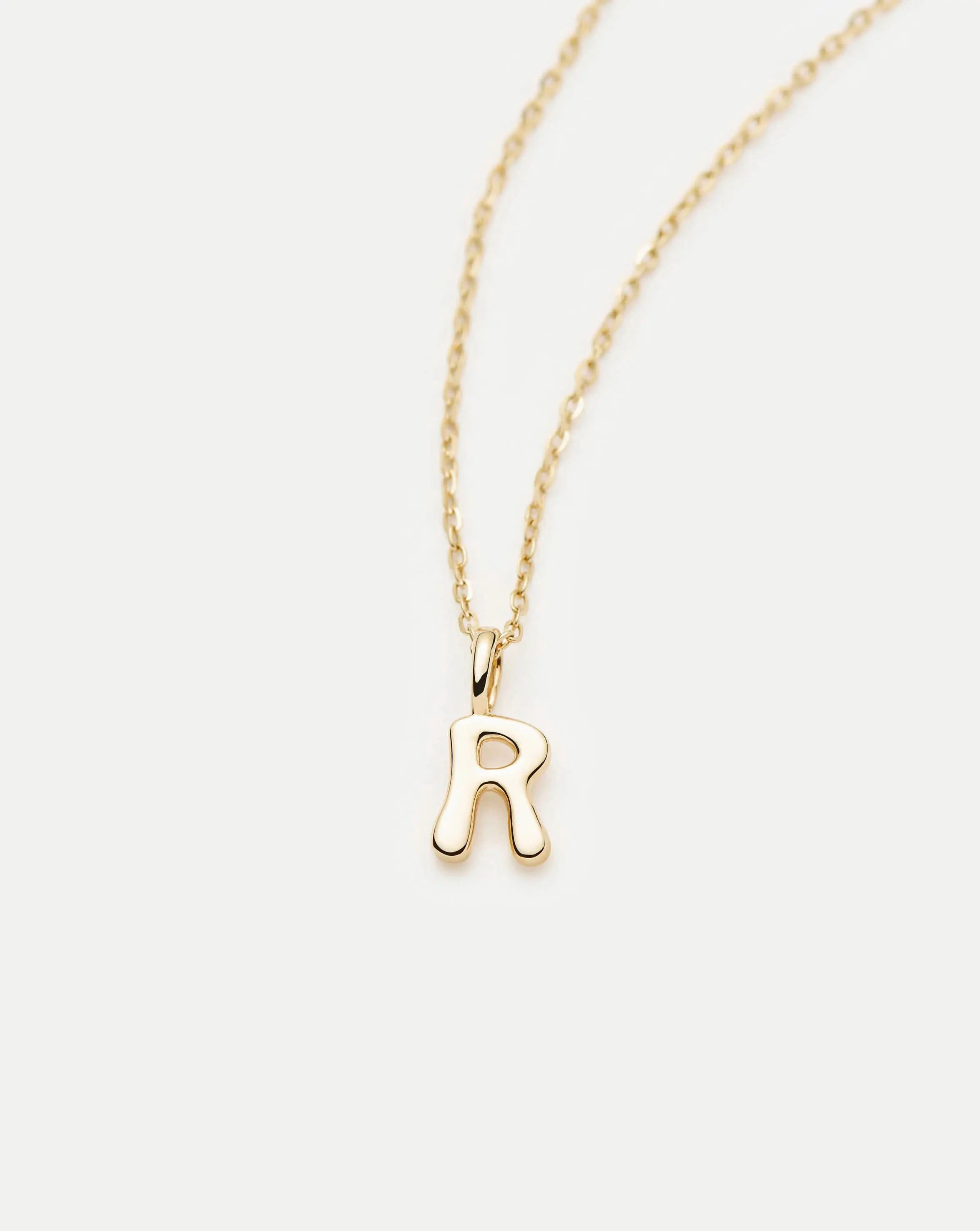 MISSOMA Initial Mini Pendant kaulakoru R 14k kulta