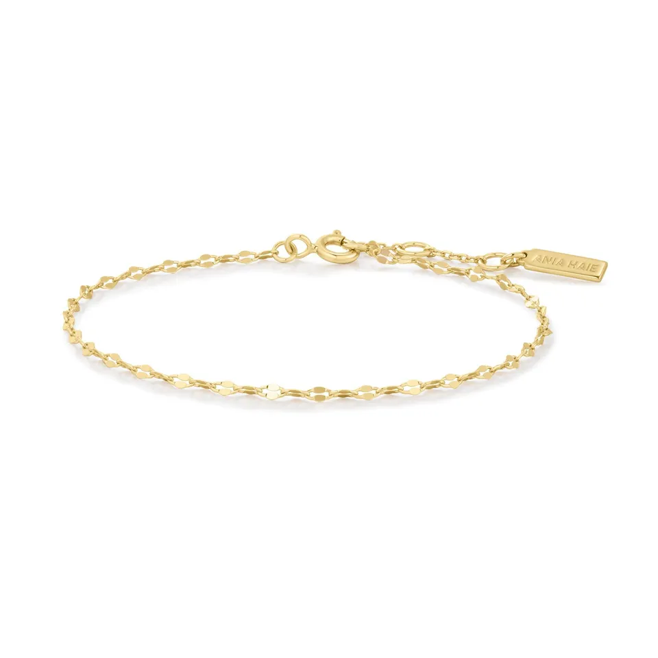 Ania Haie Ripple Joy Textured Chain rannekoru kulta