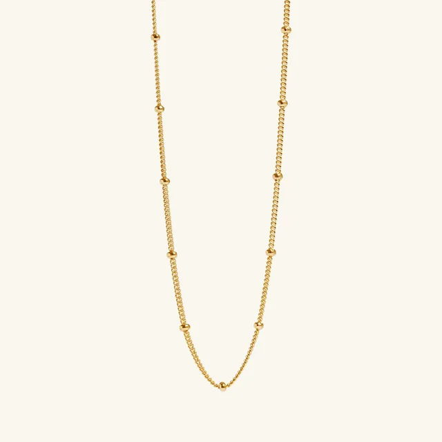 Muru Jewellery Bead Chain kaulakoru kulta 45 cm