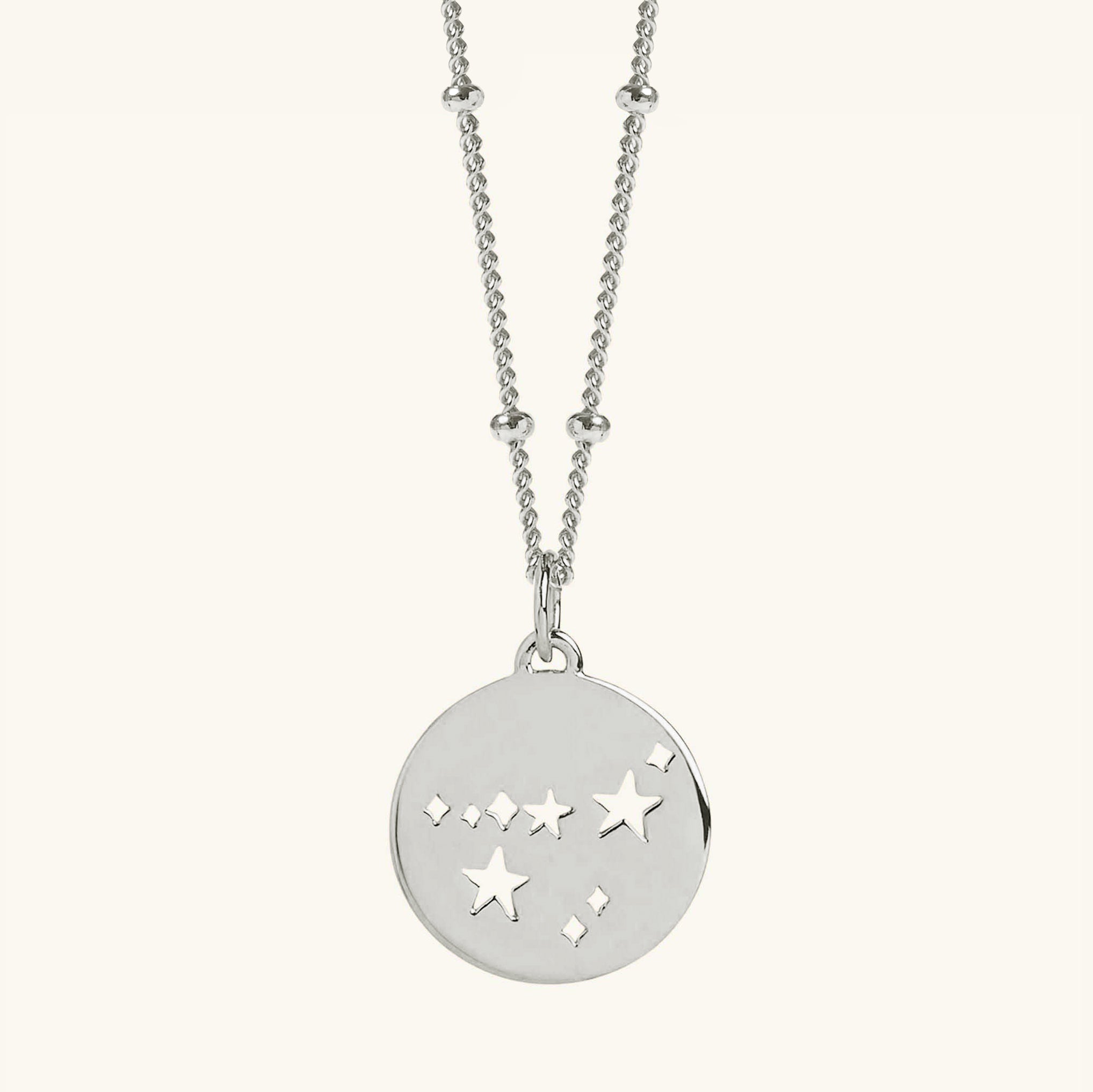 Muru Capricorn Star Sign kaulakoru hopea kauris