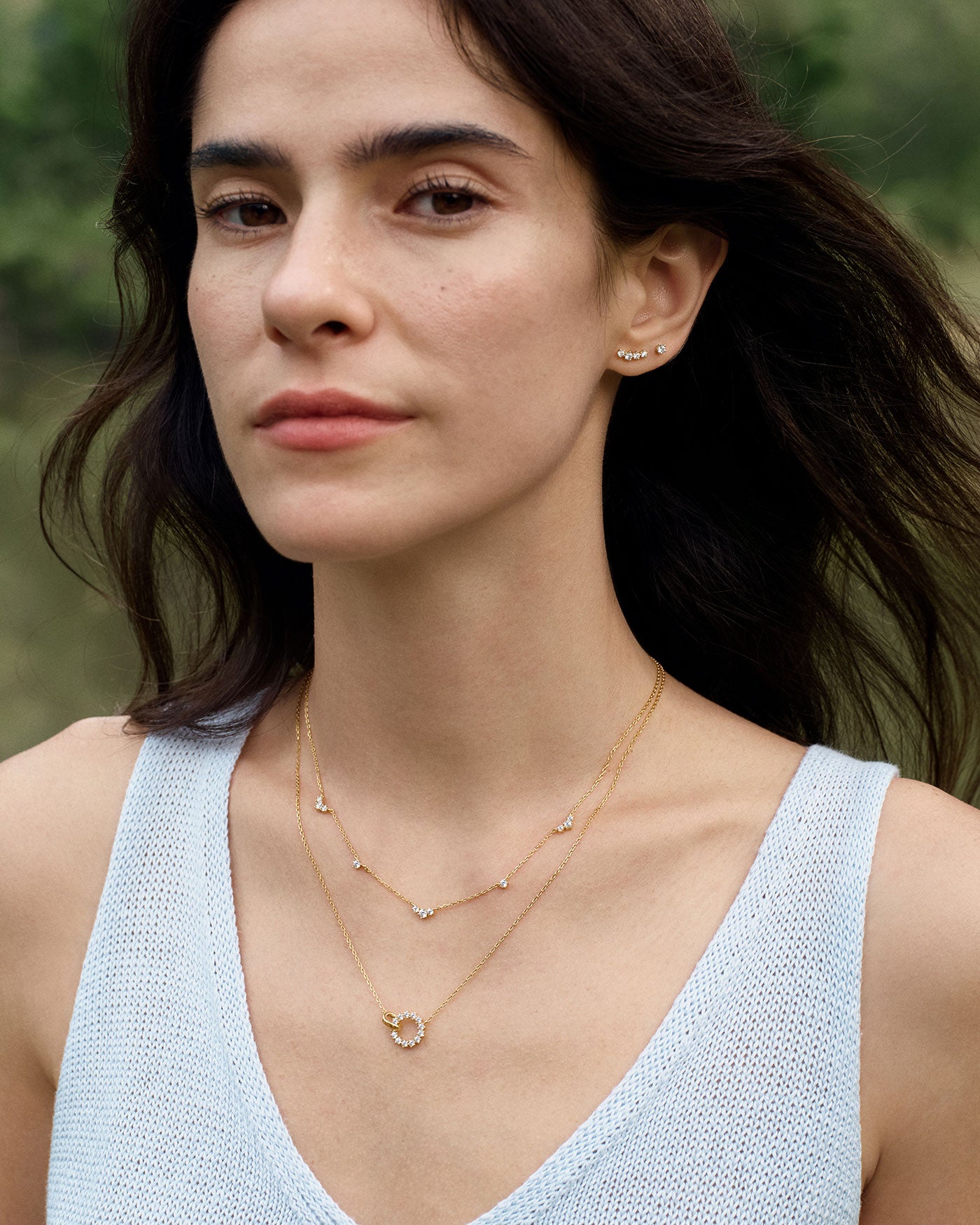 Ania Haie Miss Twinkle Gold Sparkle Climber korvakorut kulta zirkonia