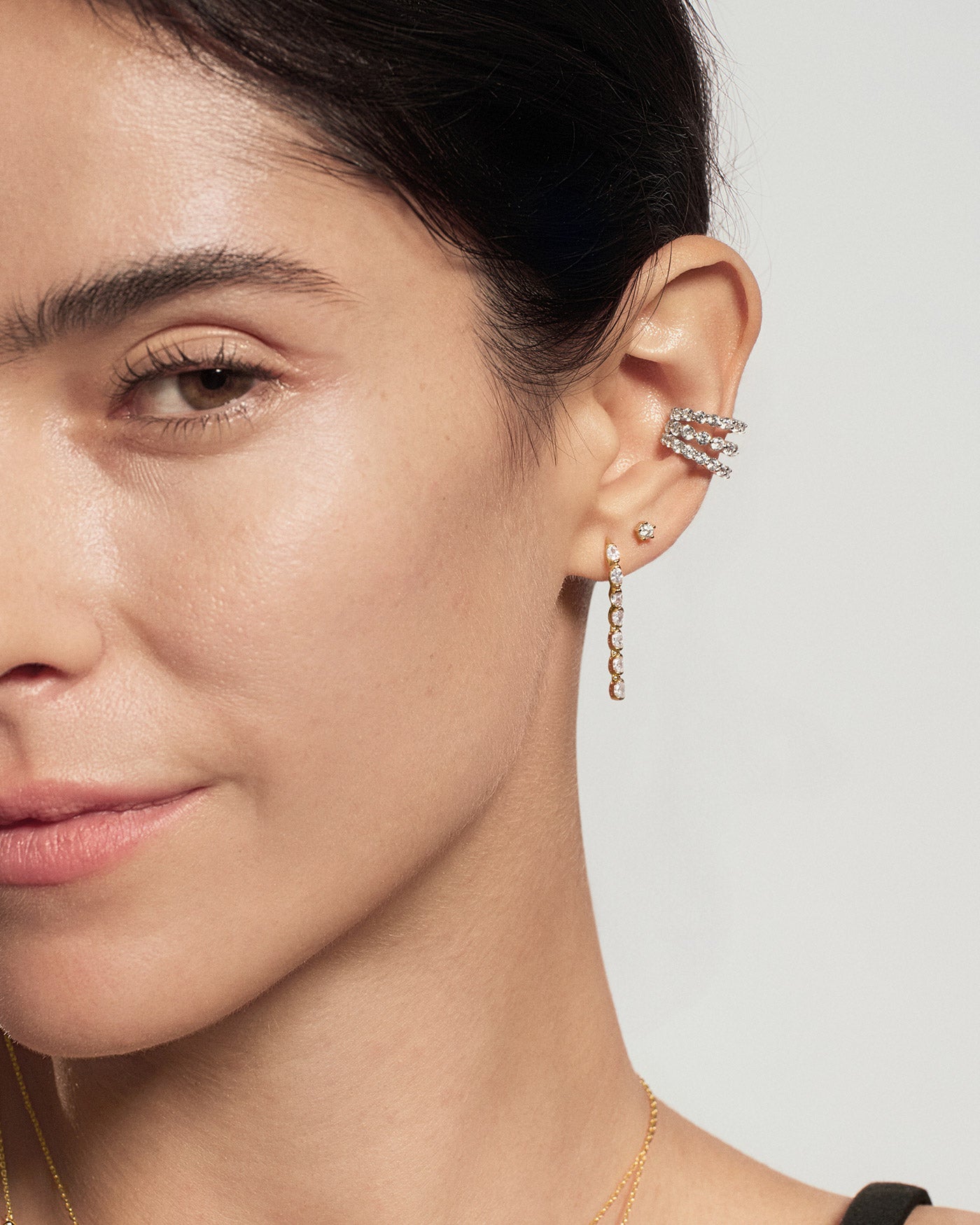 Ania Haie Wanderer Oval Dangle korvakorut kulta