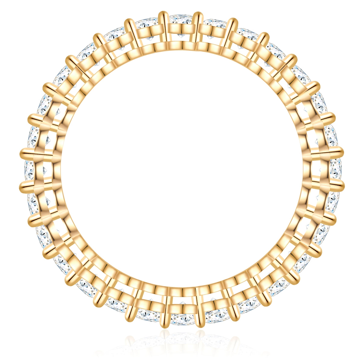 Glanzstücke München Circle gold sormus kulta zirkonia