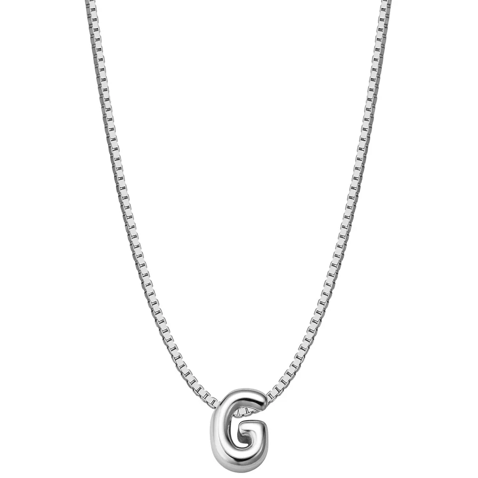 Glanzstücke München Bubble Letter G kaulakoru hopea 925