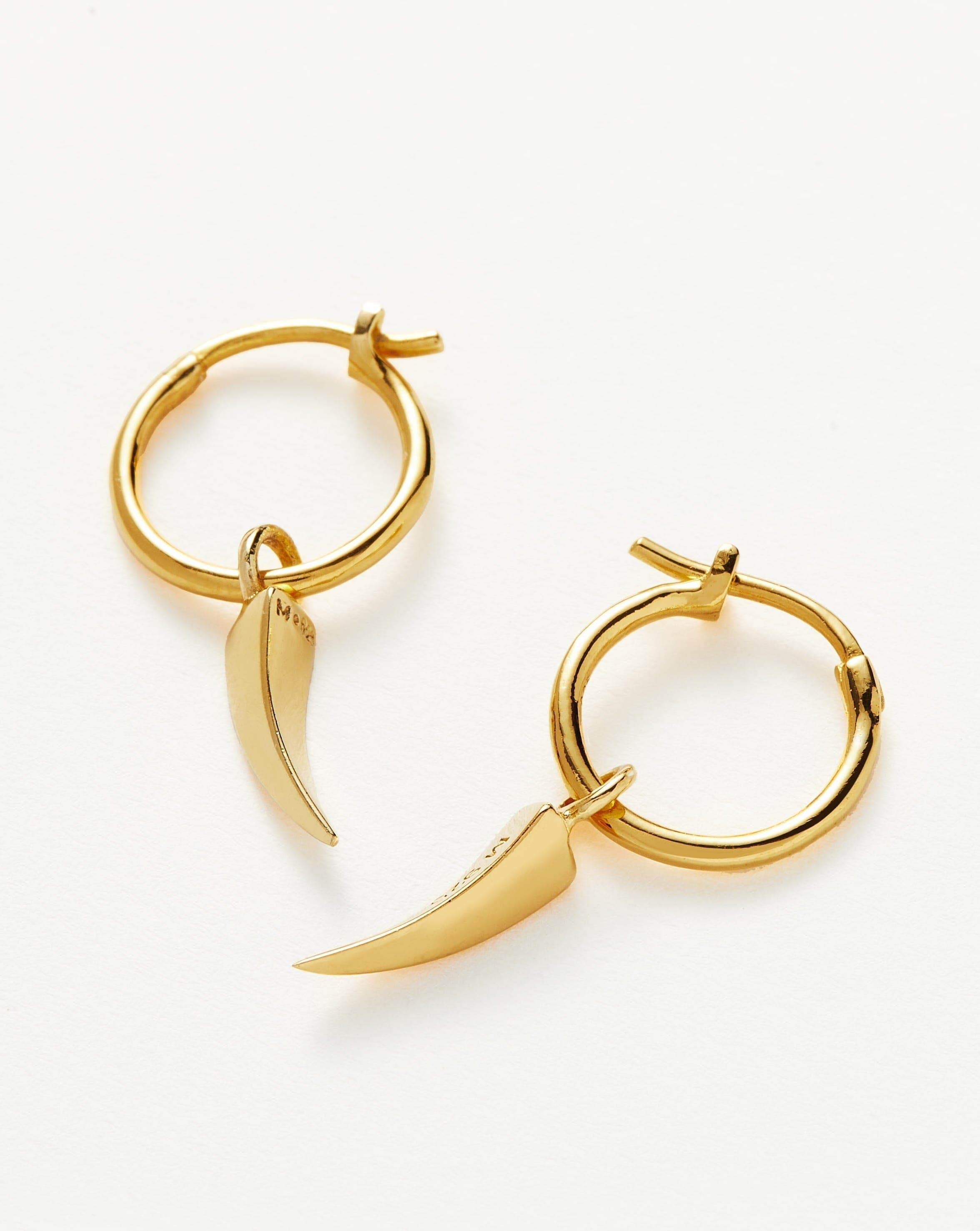 Missoma Mini Claw Charm korvakorut kultavermeil