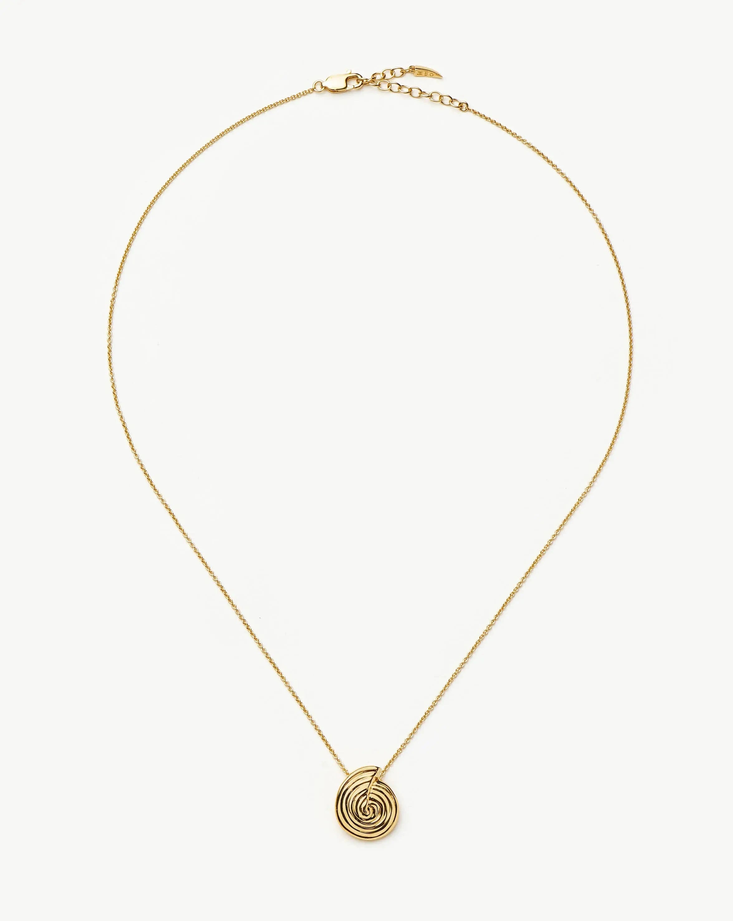 MISSOMA Spiral Mini Pendant kultakaulakoru kullattu spiraaliriipus