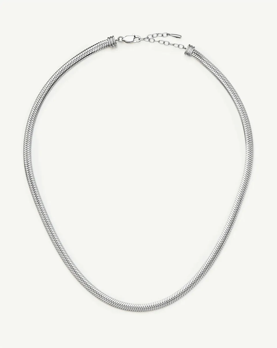 Missoma Classic Snake Chain kaulakoru 45 cm hopea