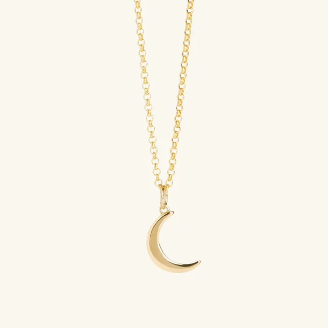 Muru Jewellery Mini Moon kaulakoru kulta kuu
