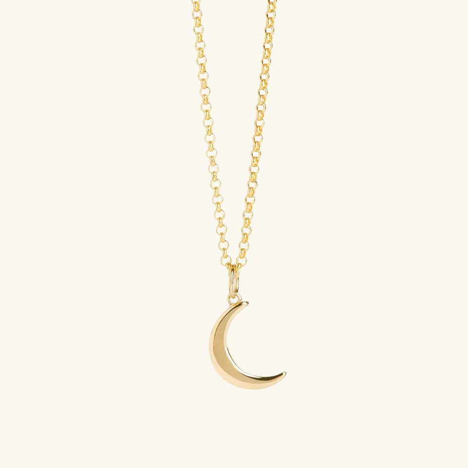 Muru Jewellery Mini Moon kaulakoru kulta kuu