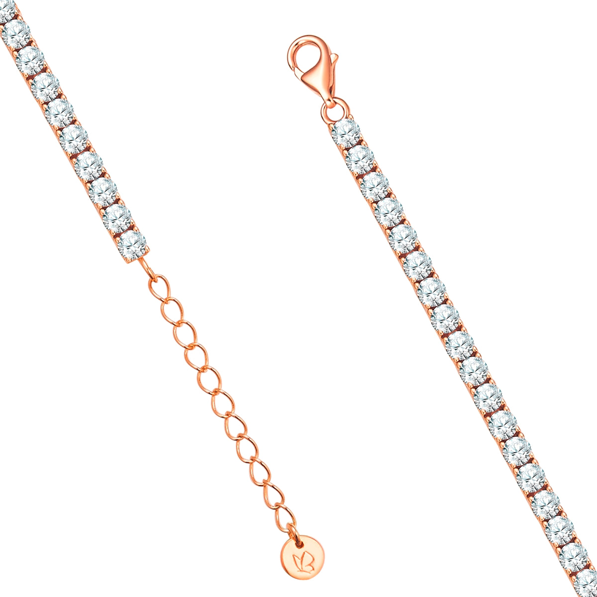Glanzstücke München Tennis rannekoru rosékulta 3,1mm