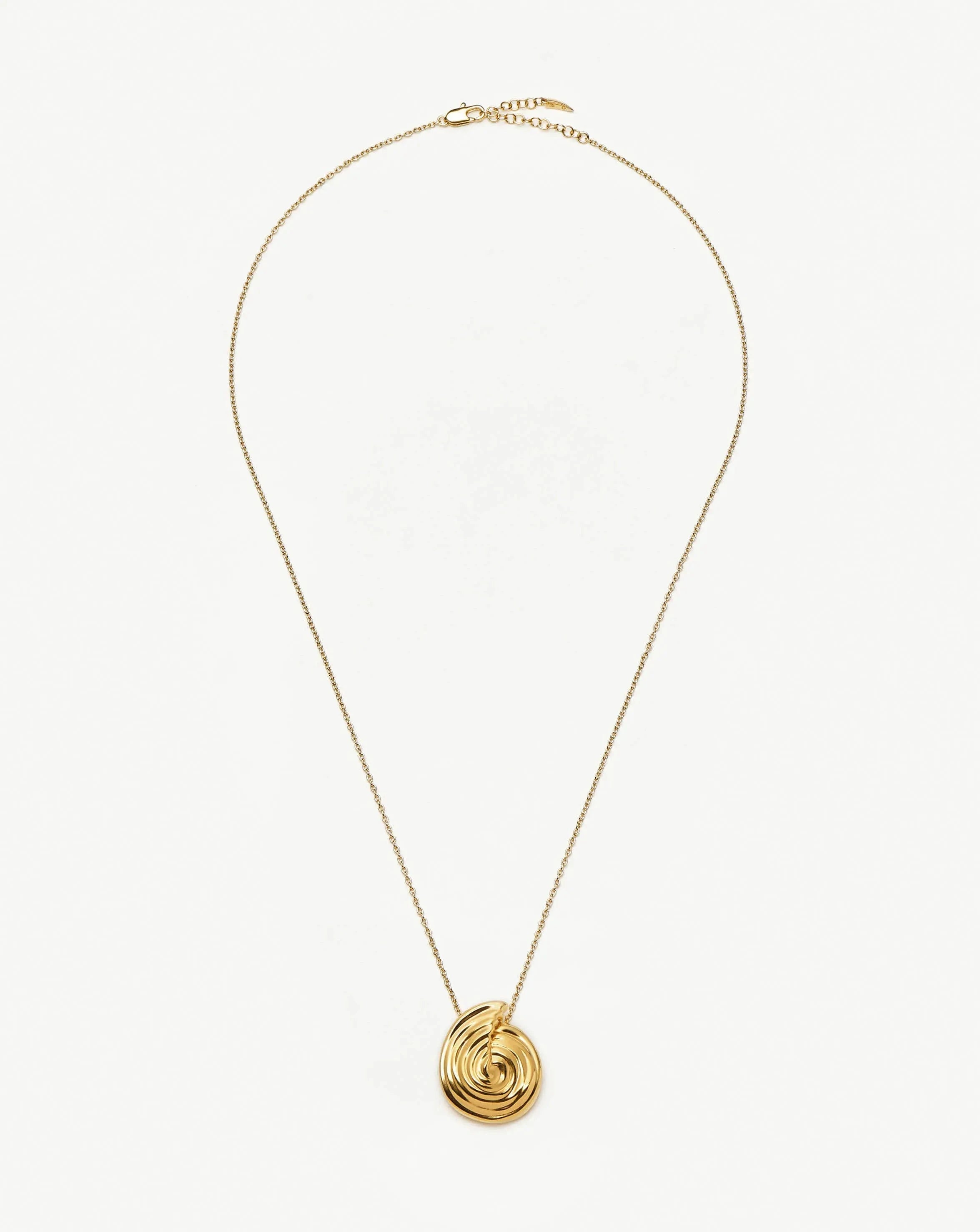 Missoma Spiral Large Pendant kaulakoru kulta 46-50 cm