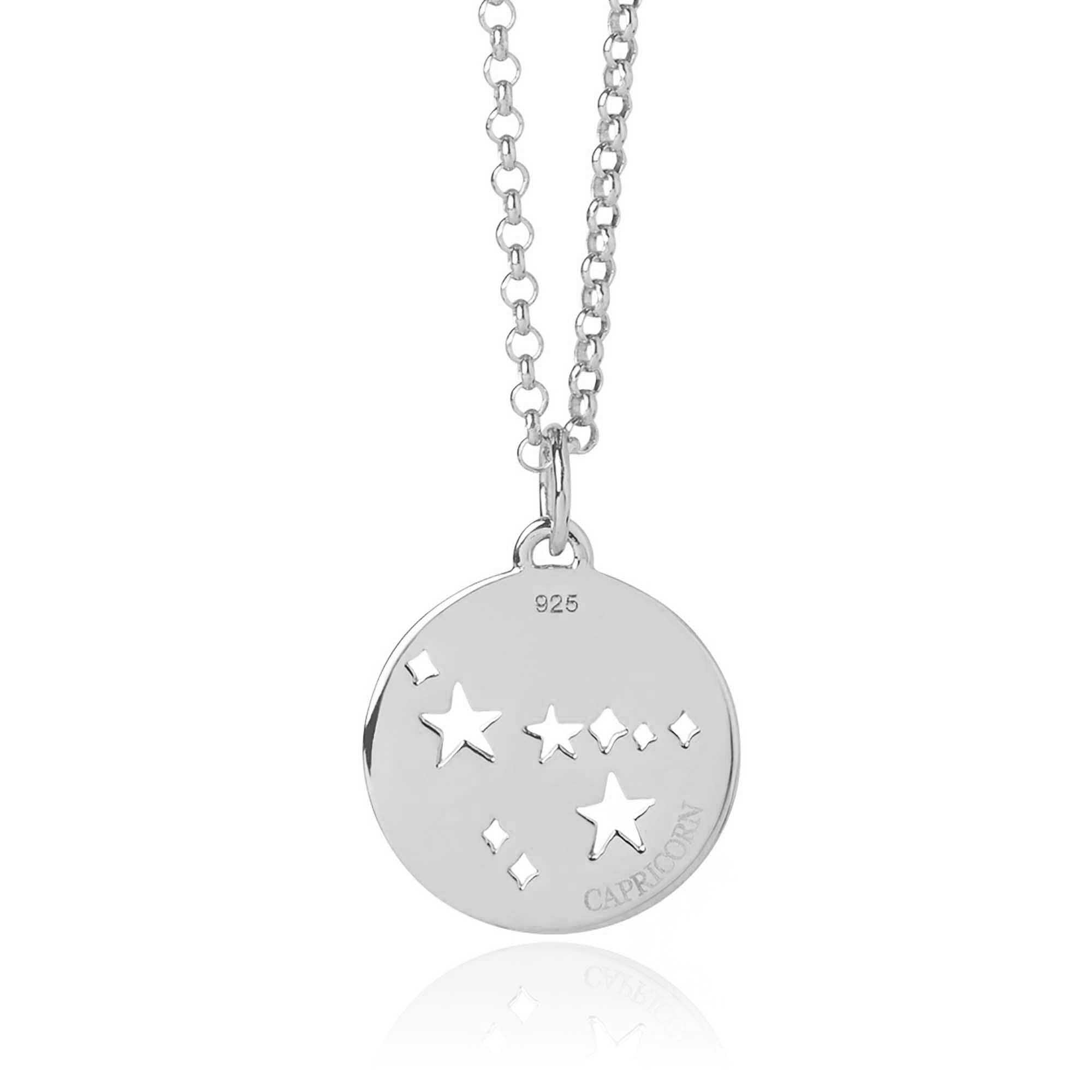 Muru Capricorn Star Sign kaulakoru hopea kauris