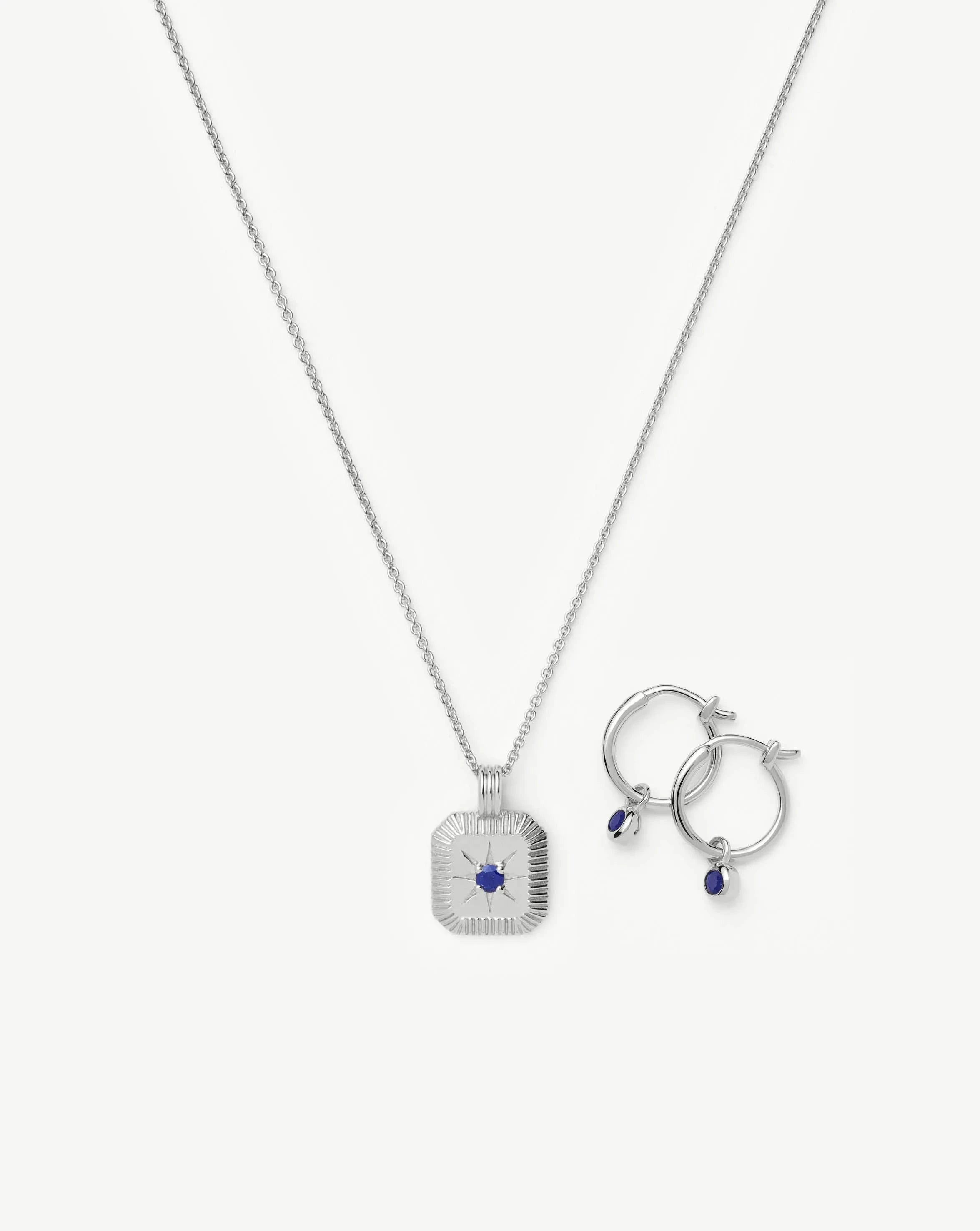 Missoma Meaningful September korusetti lapis hopea