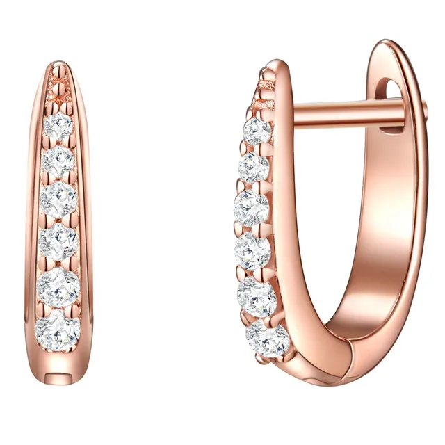 Glanzstücke München Creolen roségold zirkonia korvakorut ruusukulta