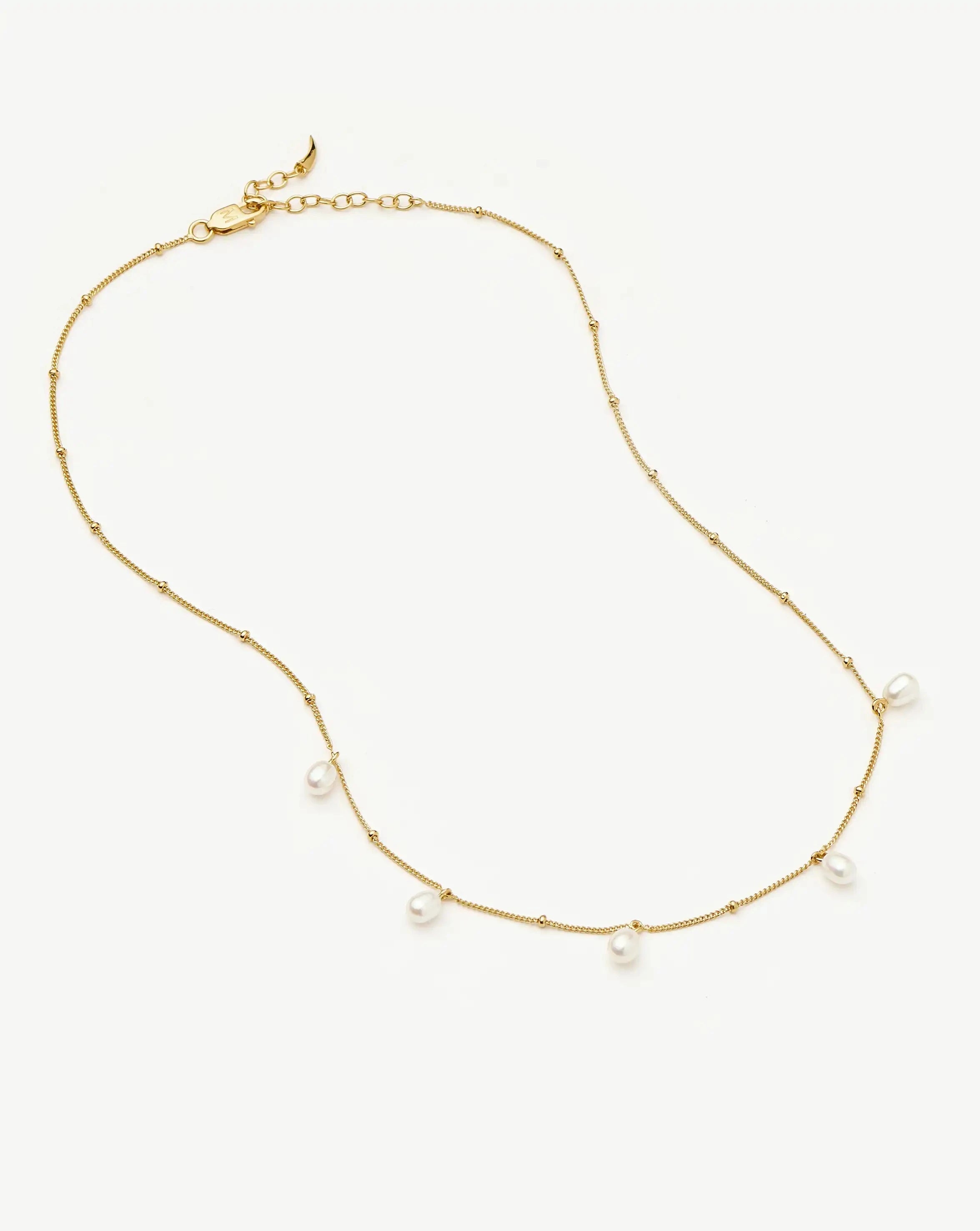 Missoma Baya Baroque choker kaulakoru kultavermeil helmi 42cm