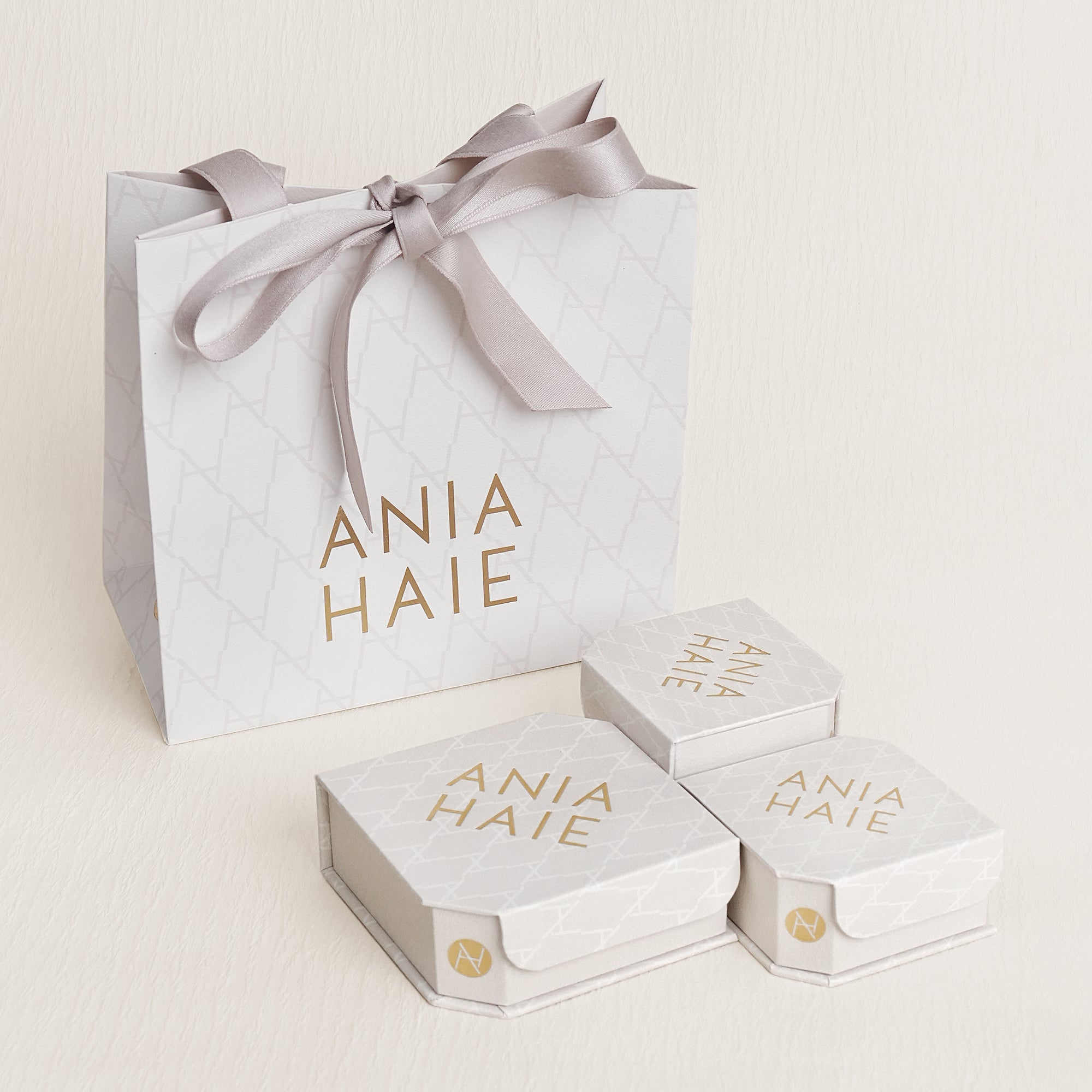 Ania Haie Bezel Dangle Barbell korvakoru hopea single