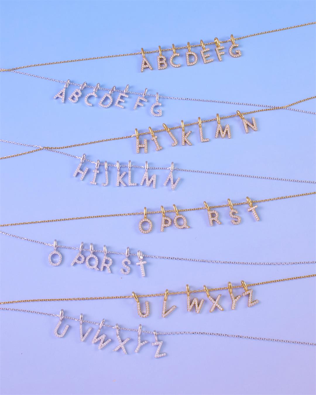 Ania Haie Letter T kaulakoru hopea kirjain T