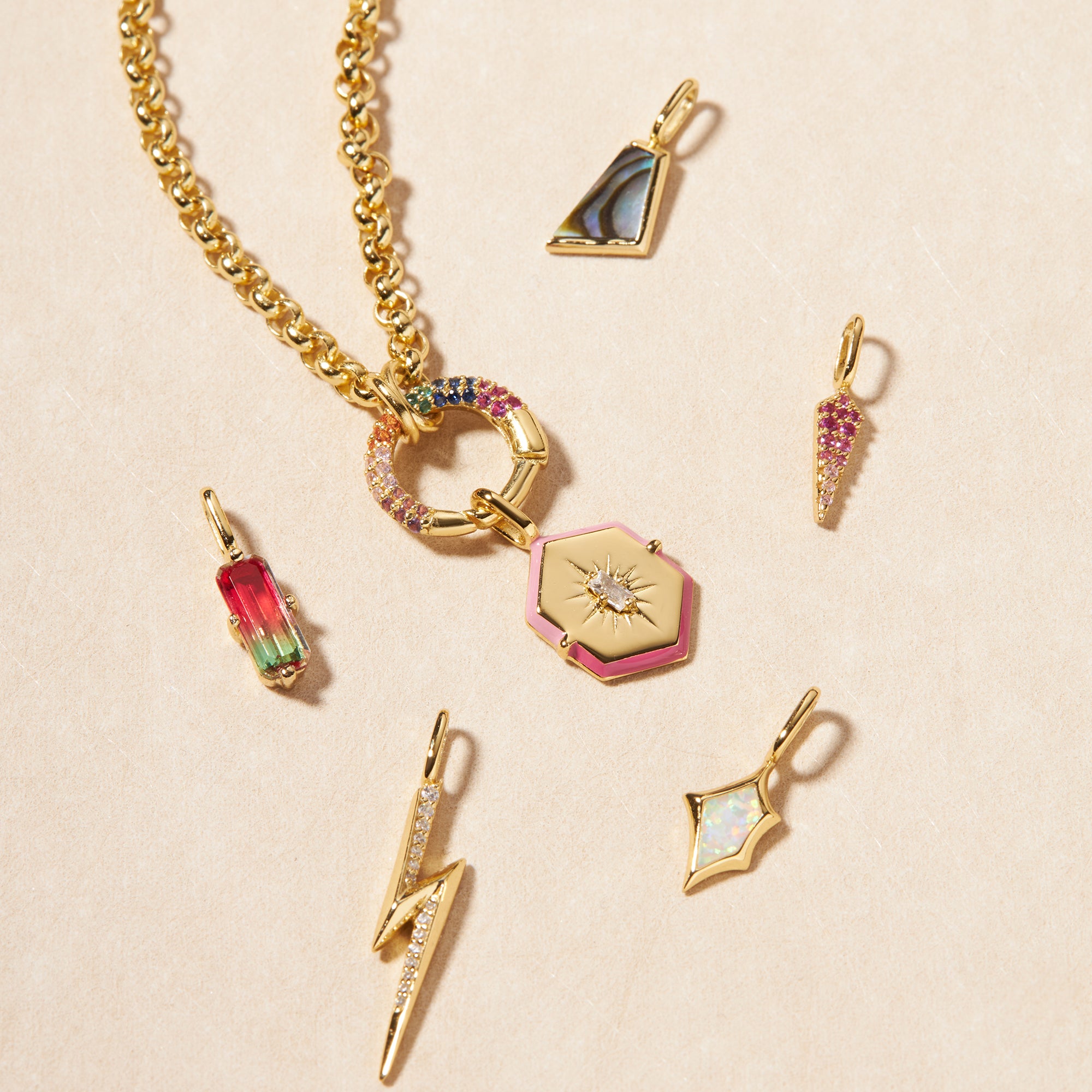Ania Haie Pop Charms Ombré Pink charm-hela kulta