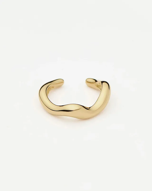 MISSOMA Molten Snow ear cuff 9k kulta keltakulta