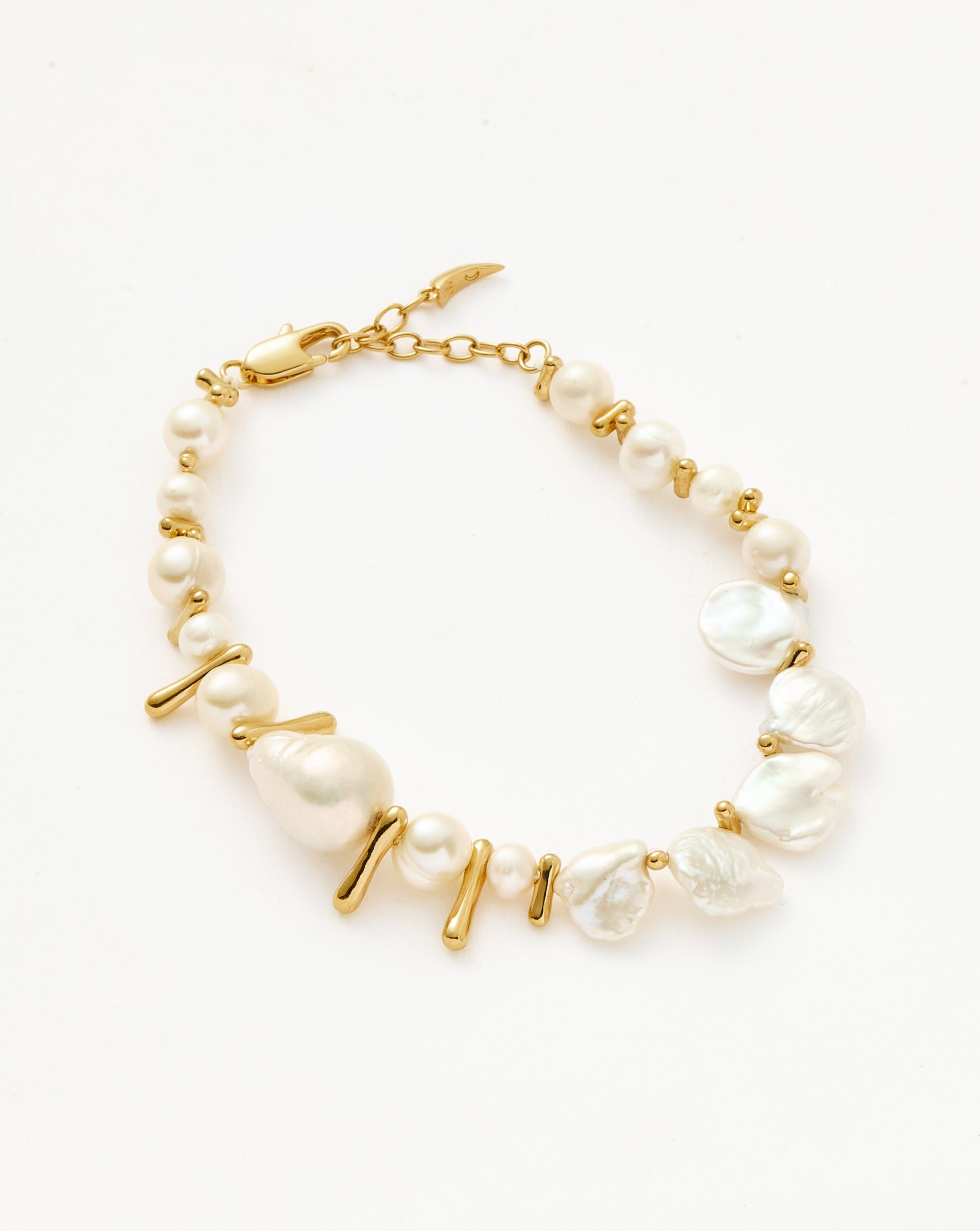 MISSOMA Mixed Pearl Statement helmirannekoru M kullattu helmi