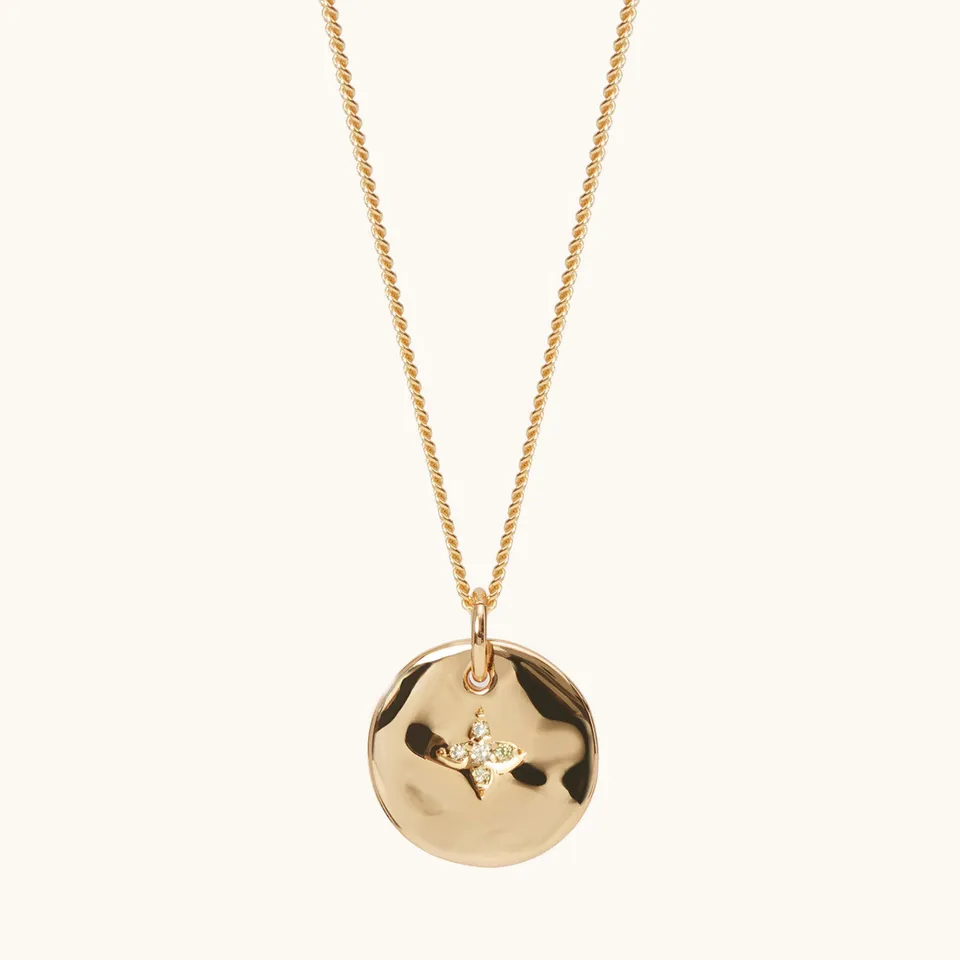 Muru Jewellery August syntymäkivikaulakoru kulta