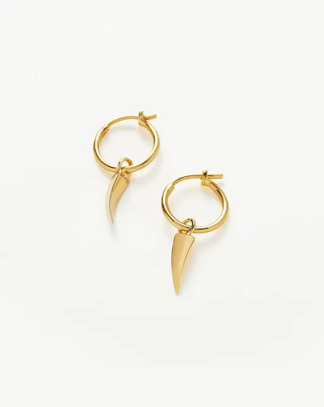 Missoma Mini Claw Charm korvakorut kultavermeil