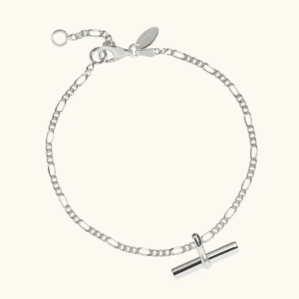 Muru Jewellery Balance T-Bar rannekoru hopea tasapaino
