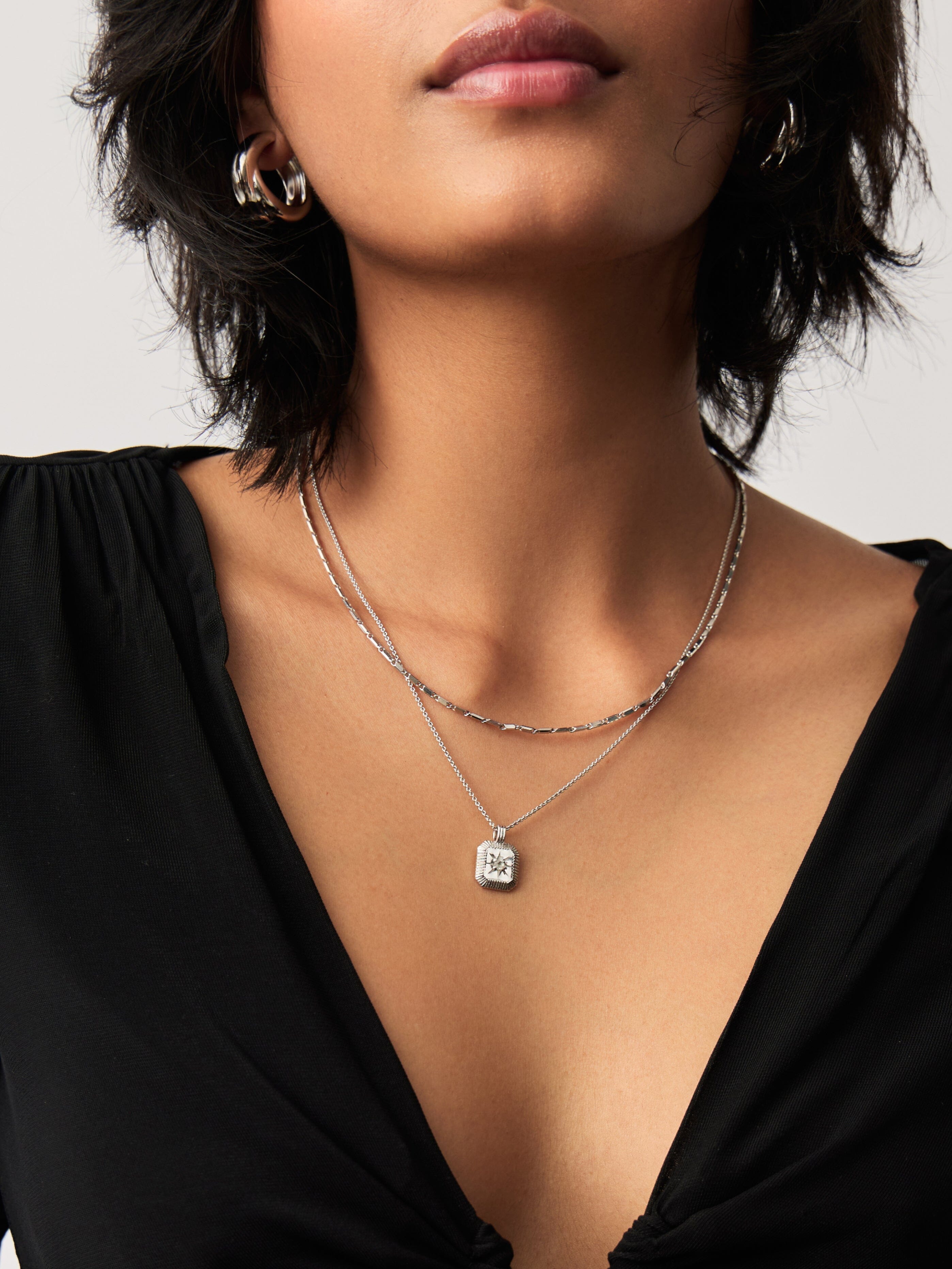 MISSOMA June Birthstone korusetti hopea kuukivi