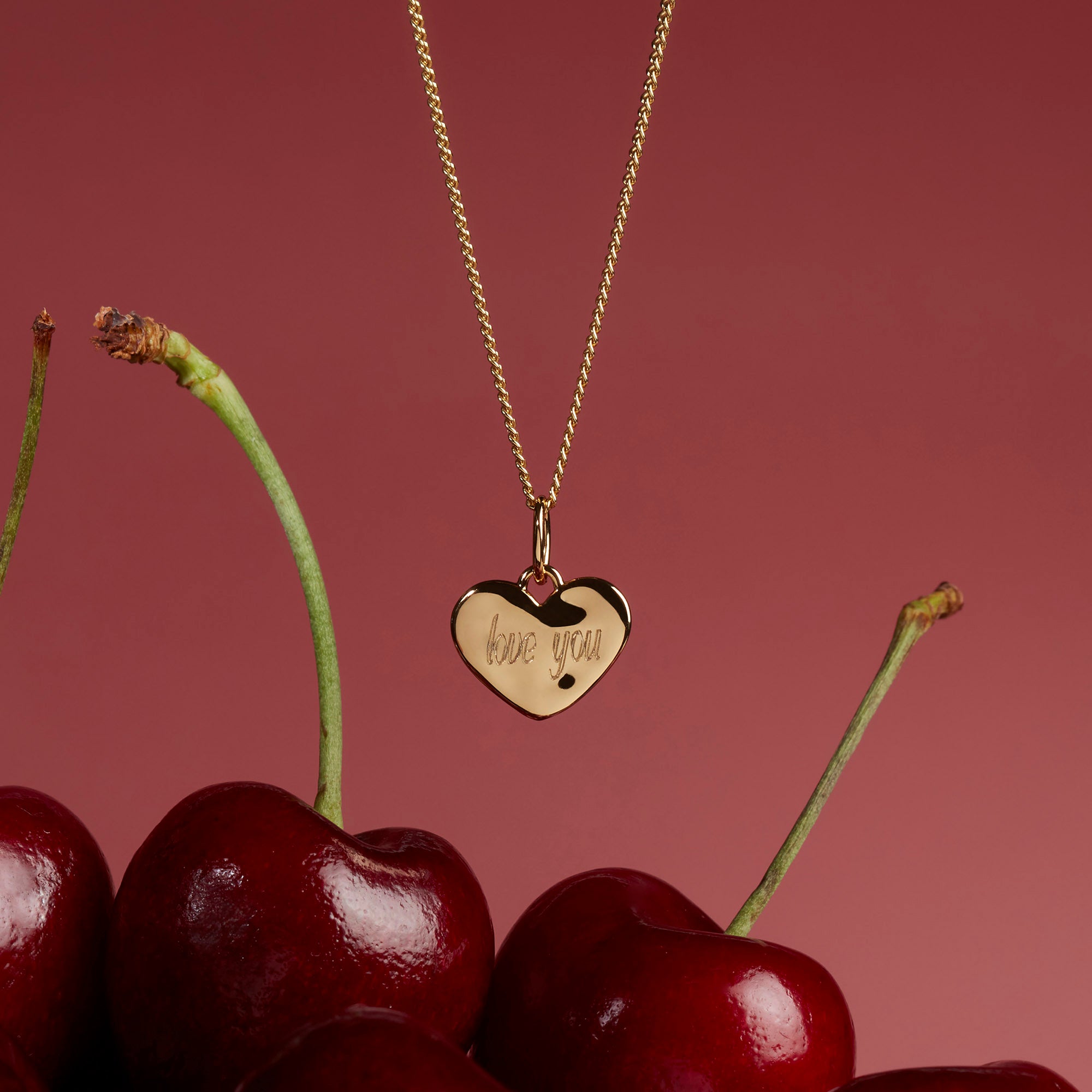 Muru Ripple Heart kaulakoru kulta 40 cm vermeili