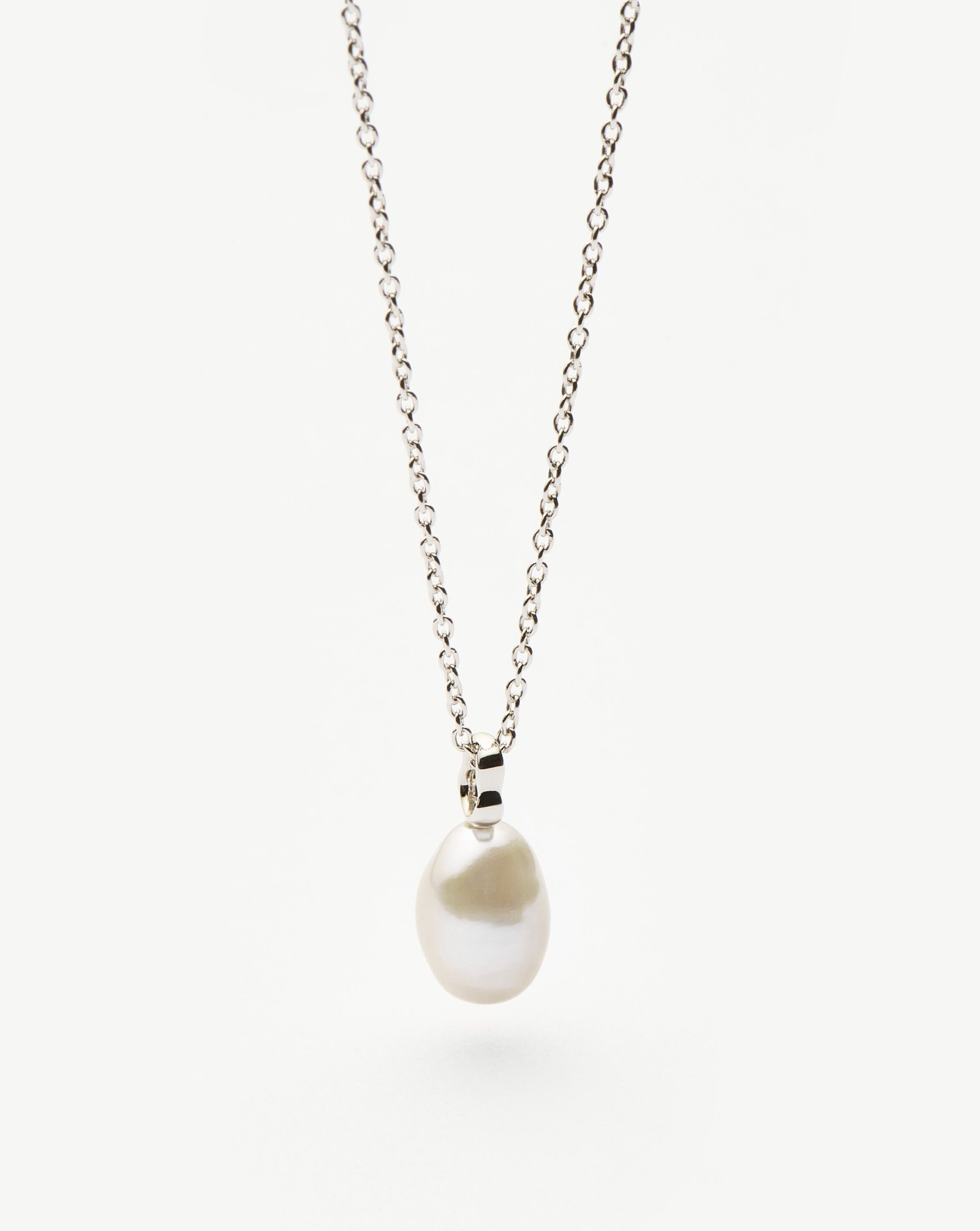 MISSOMA Baroque Pearl kaulakoru 14k valkokulta helmi