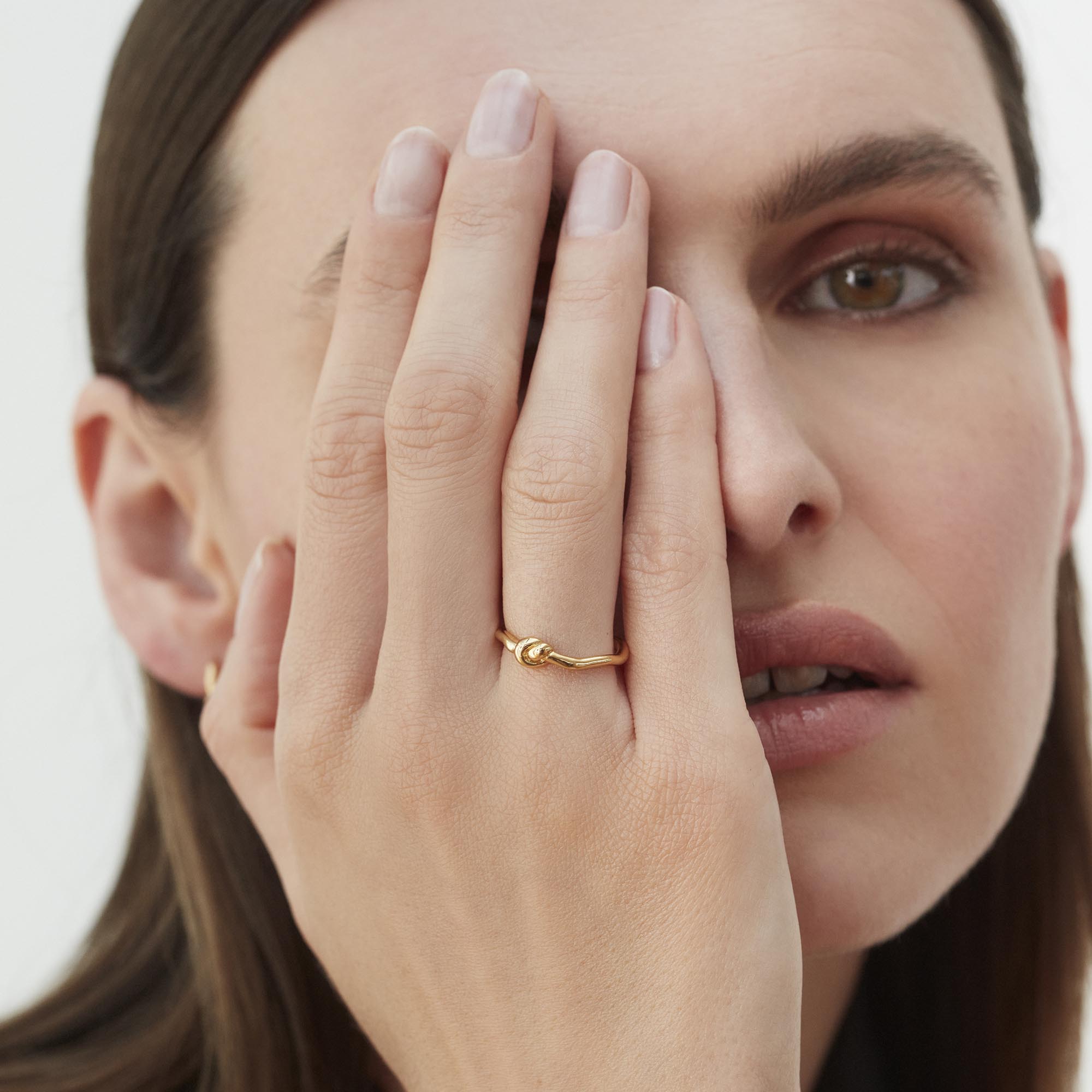 Muru Jewellery Eternity Knot sormus kulta solmu