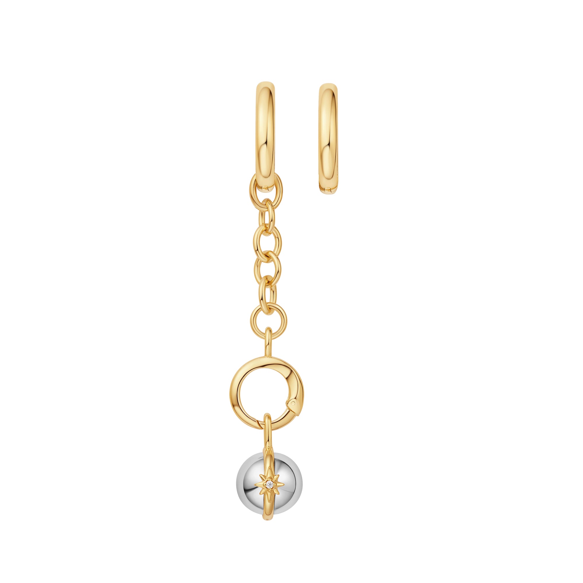 Ania Haie Pop Charms Connector jatkeosa kulta 4 cm