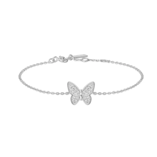 Ania Haie Sunny Sparkler Butterfly rannekoru hopea 165 mm