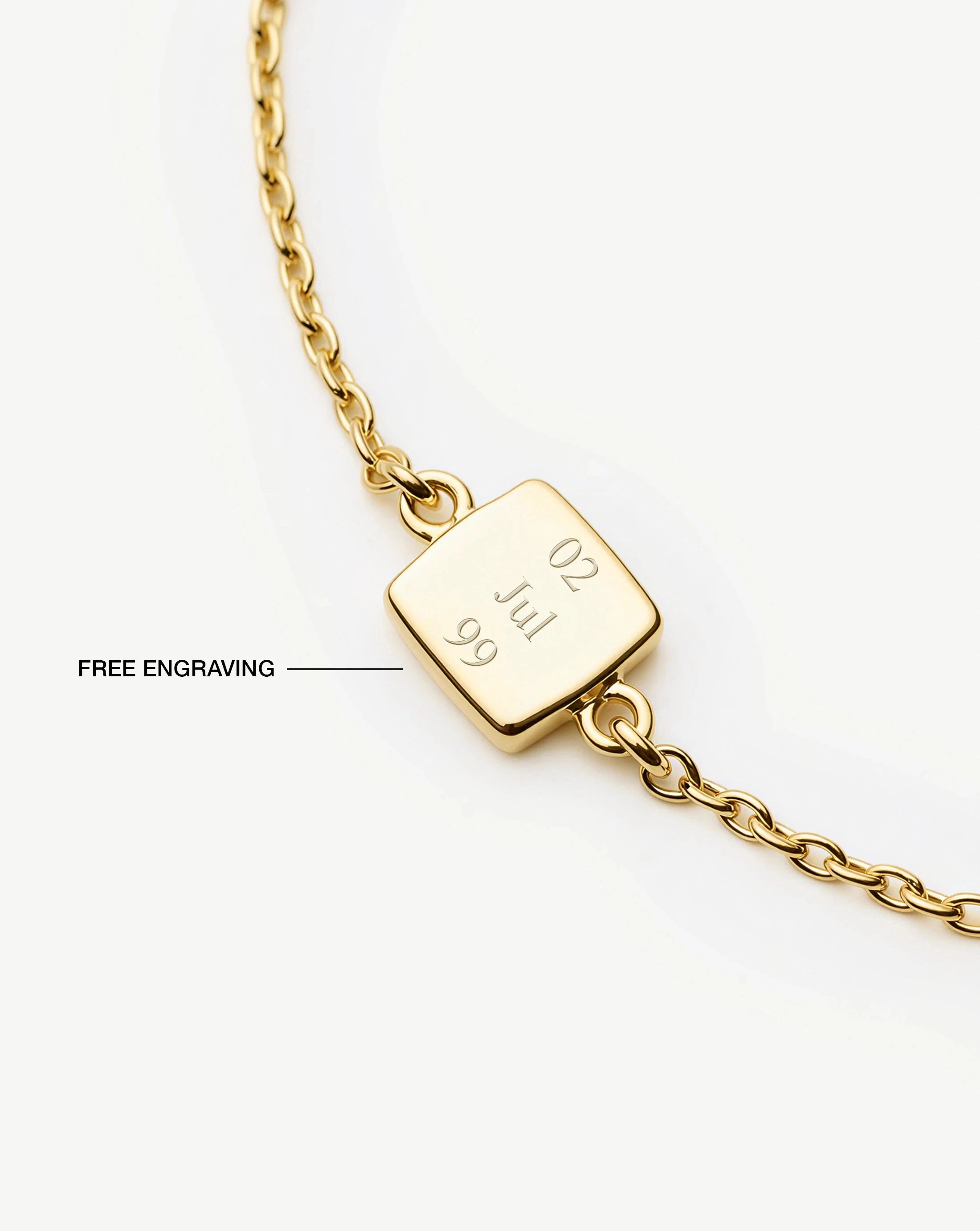 Missoma August Birthstone Slider rannekoru kulta peridootti