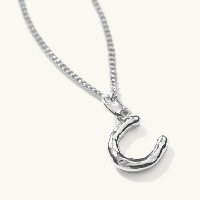 Muru Jewellery Horseshoe kaulakoru hopea onnenkenkä