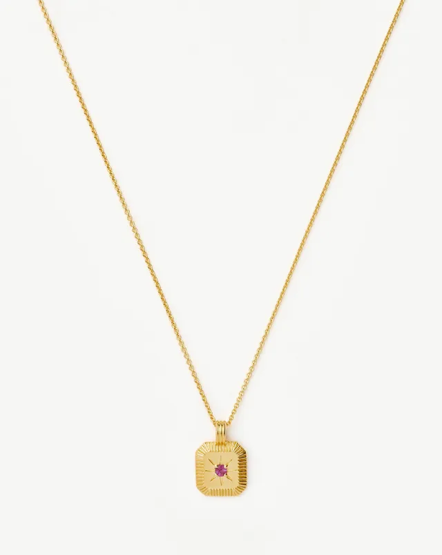 MISSOMA October Birthstone kaulakoru turmaliini vermeil